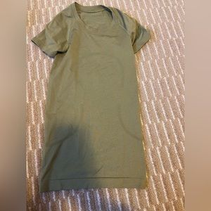 Lululemon bronze green swiftly tech short sleeve